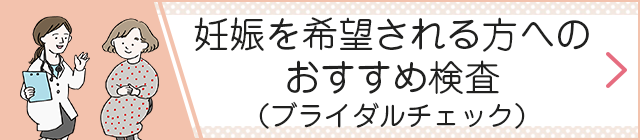 レディースドック（ブライダルチェック）のご案内